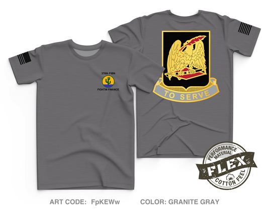 376th Finance Battalion Core Men's SS Flex Performance Tee - FpKEWw