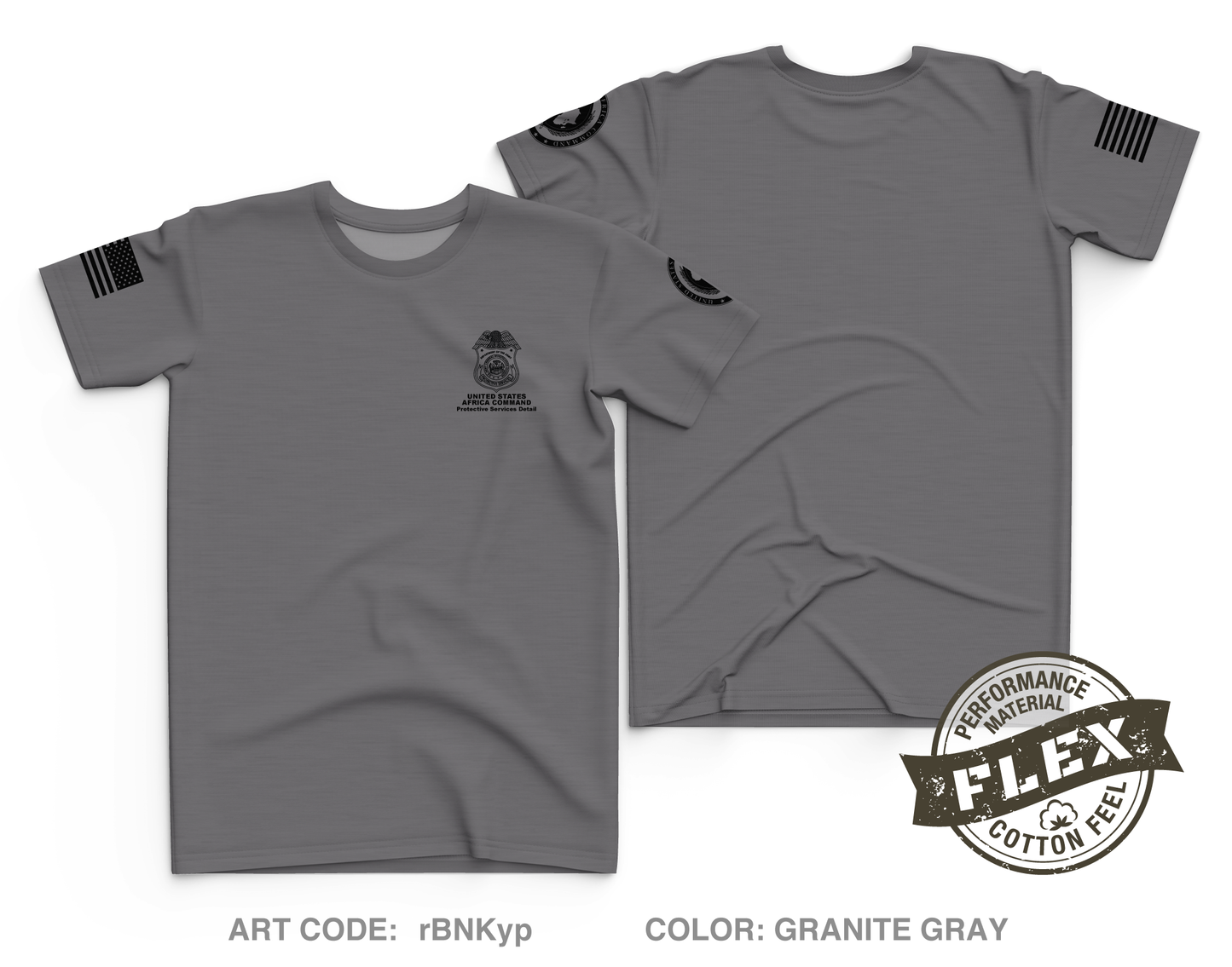 AFRICOM-PSD Core Men's SS Flex Performance Tee - rBNKyp