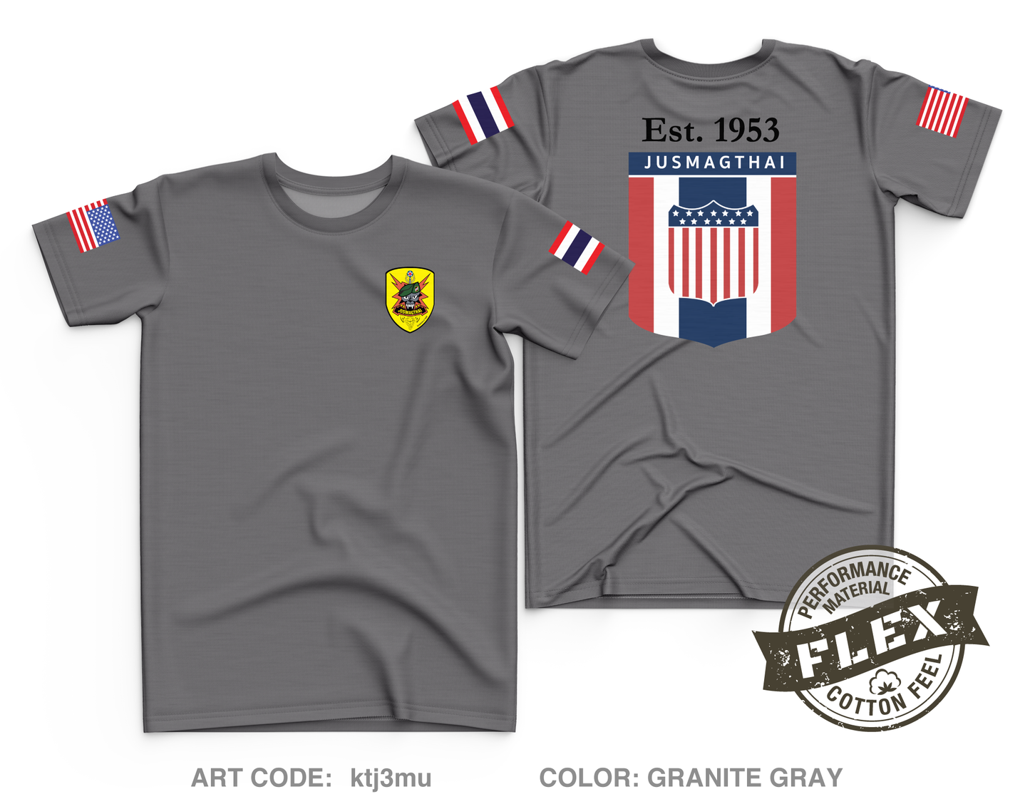 JUSMAGTHAI Core Men's SS Flex Performance Tee - ktj3mu