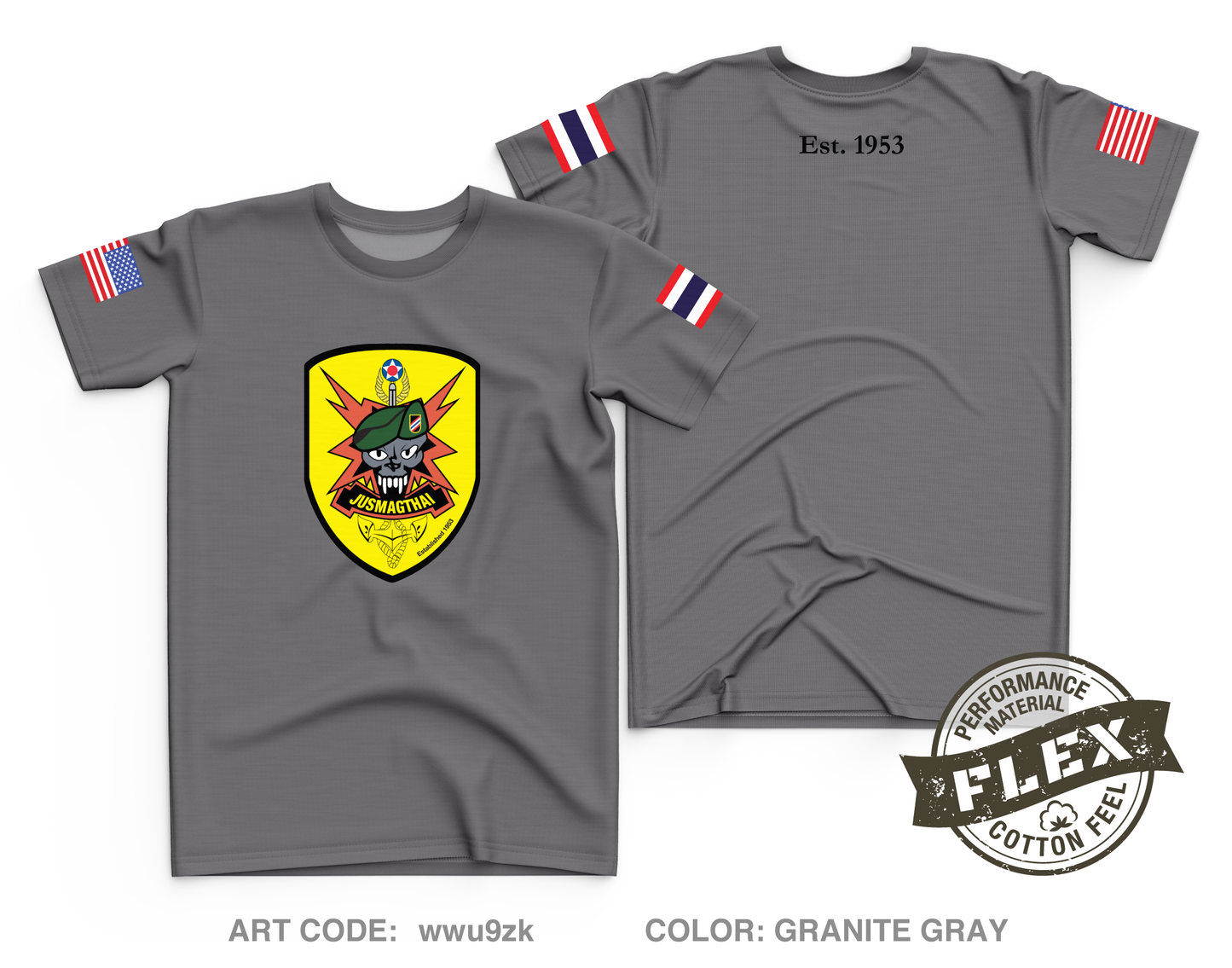 JUSMAGTHAI Core Men's SS Flex Performance Tee - wwu9zk