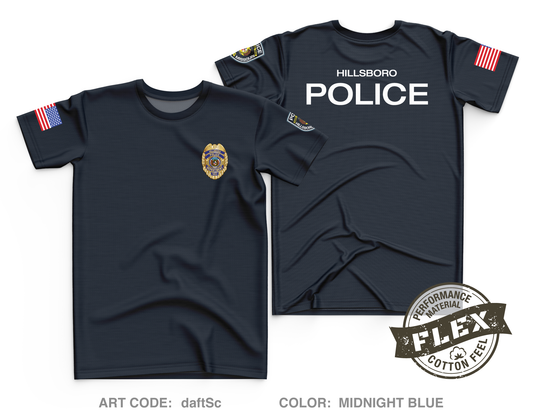 Hillsboro Police Department Core Men's SS Flex Performance Tee - daftSc