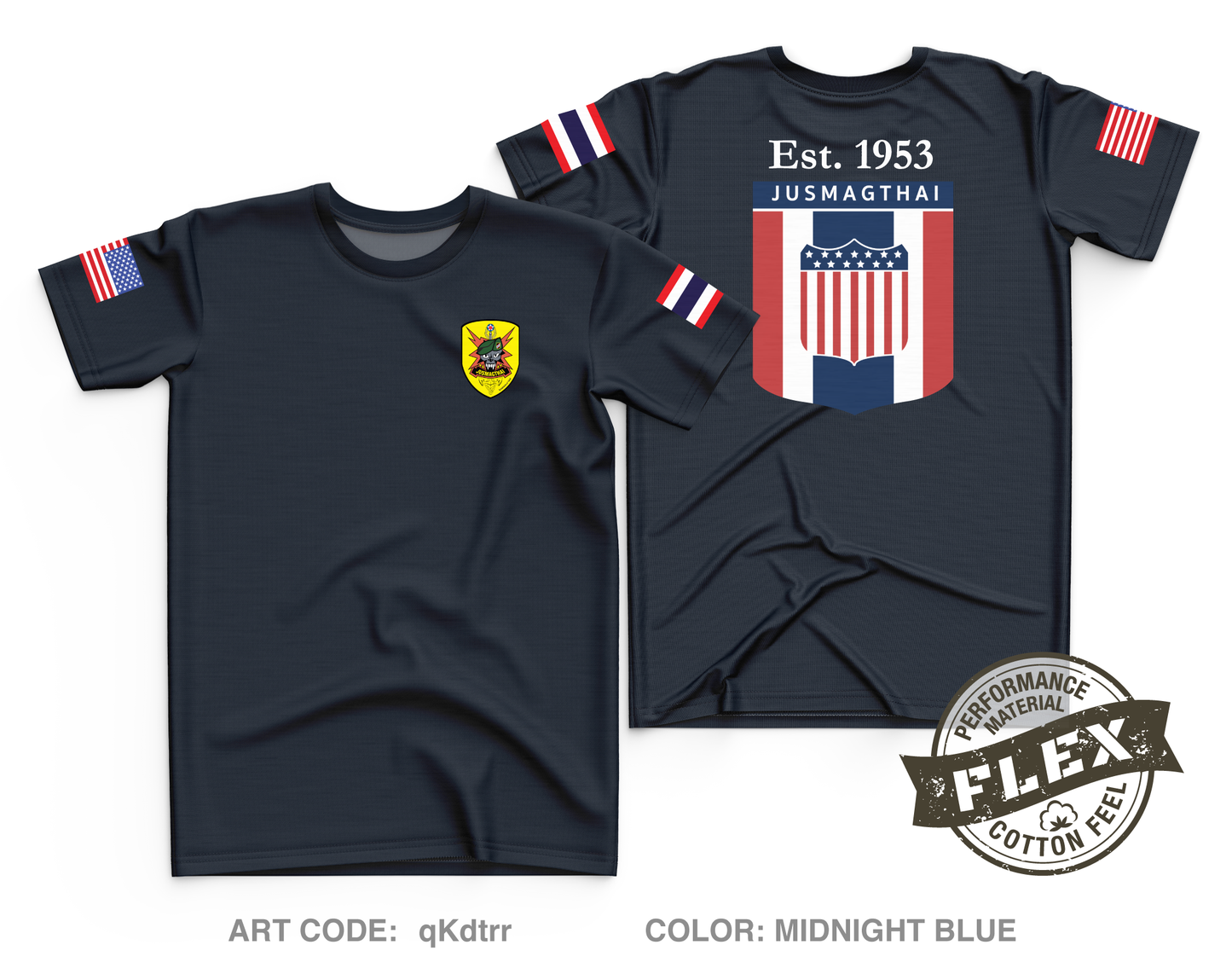 JUSMAGTHAI Core Men's SS Flex Performance Tee - qKdtrr