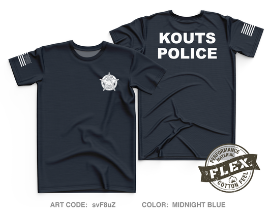 Kouts Police Core Men's SS Flex Performance Tee - svF8uZ