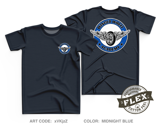Winged wheel academy Core Men's SS Flex Performance Tee - xVKjzZ