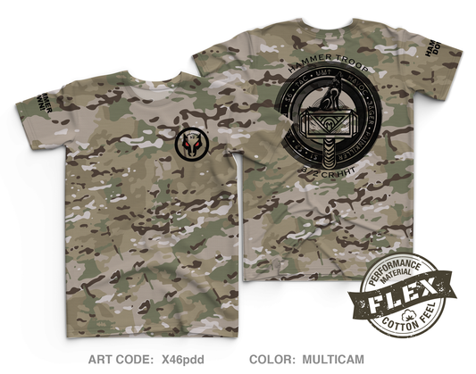 Hammer Troop, 3/2CR Core Men's SS Flex Performance Tee - X46pdd