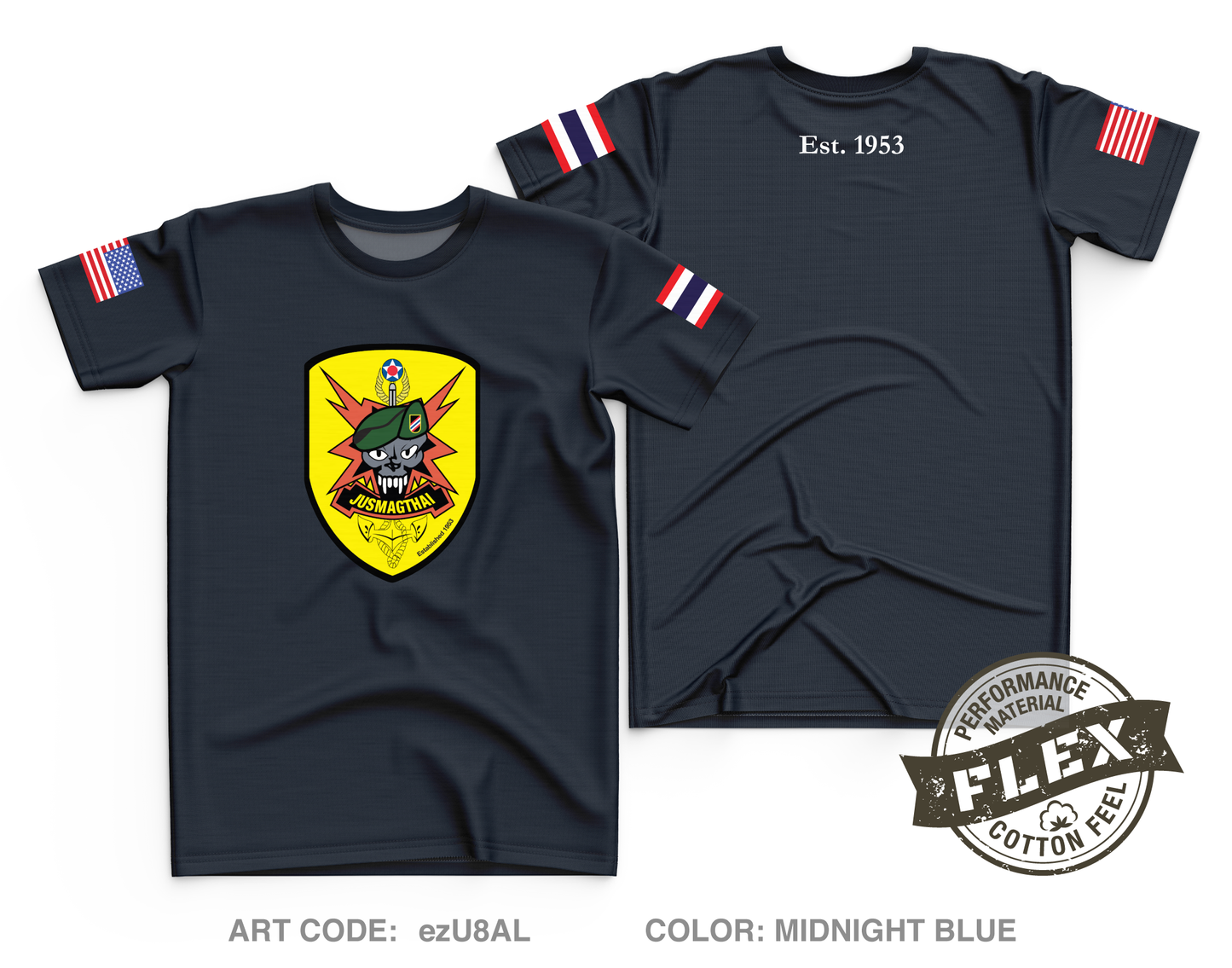 JUSMAGTHAI Core Men's SS Flex Performance Tee - ezU8AL