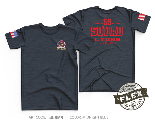 Lyons Fire Department Core Men's SS Flex Performance Tee - stbBMR