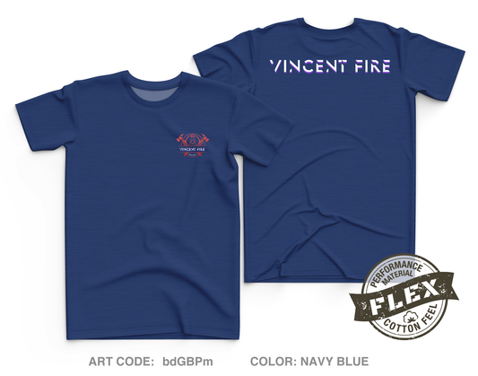 Vincent Fire Department Core Men's SS Flex Performance Tee - bdGBPm