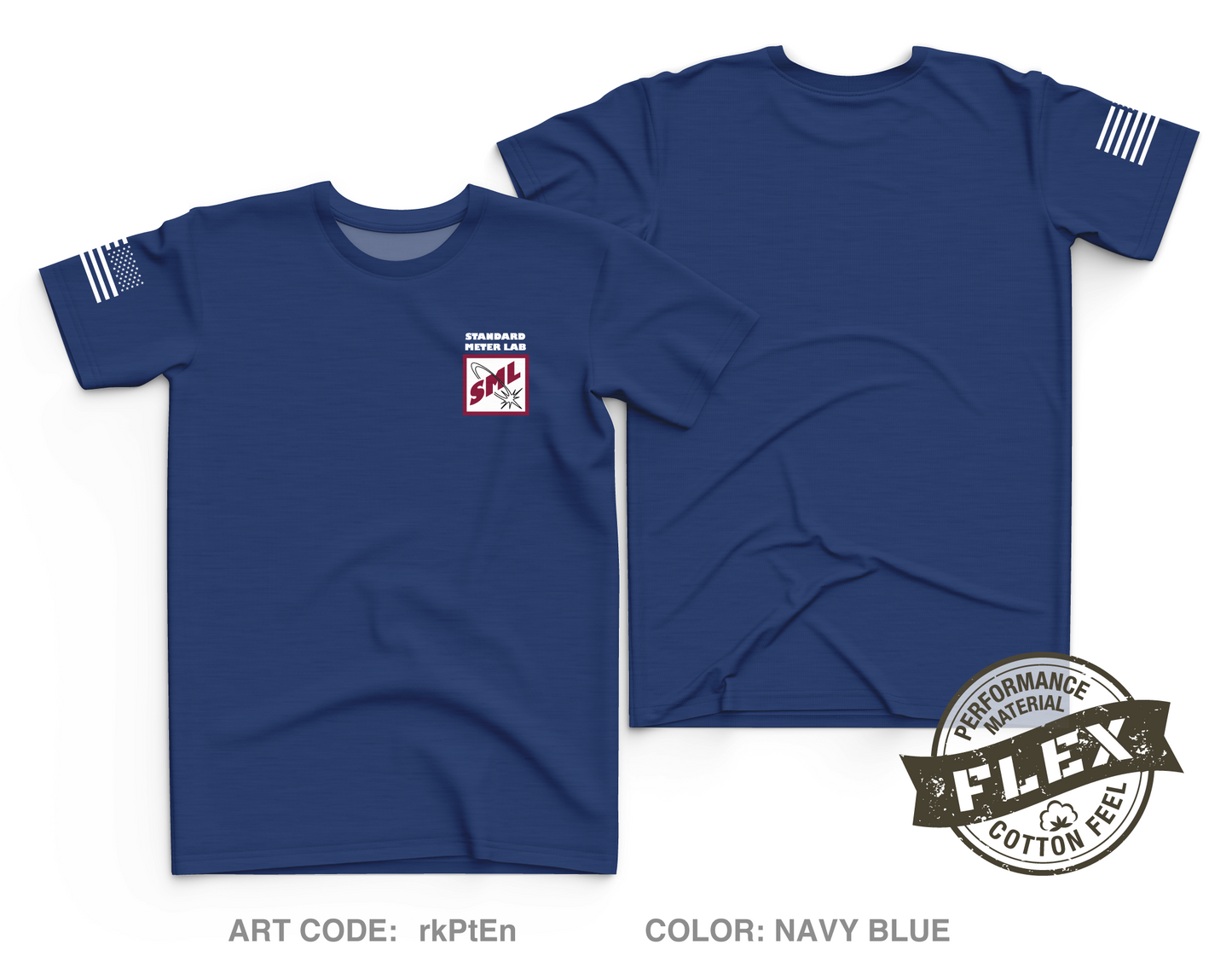 STANDARD METER LAB Core Men's SS Flex Performance Tee - rkPtEn