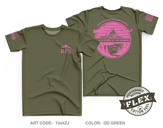 Rally Point at the Summit Fundraising Collection Core Men's SS Flex Performance Tee - TdzkZJ
