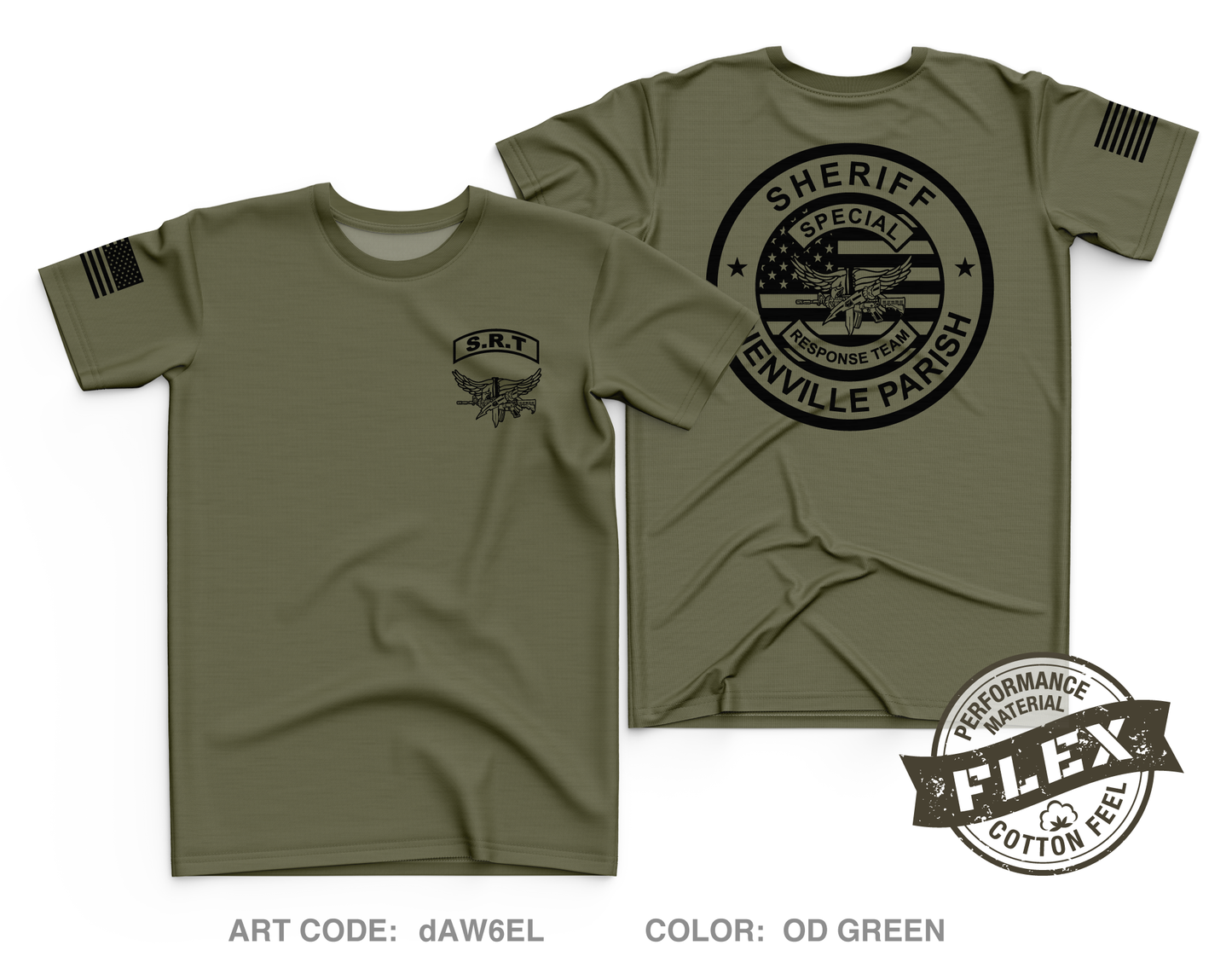 Bienville SRT Core Men's SS Flex Performance Tee - dAW6EL