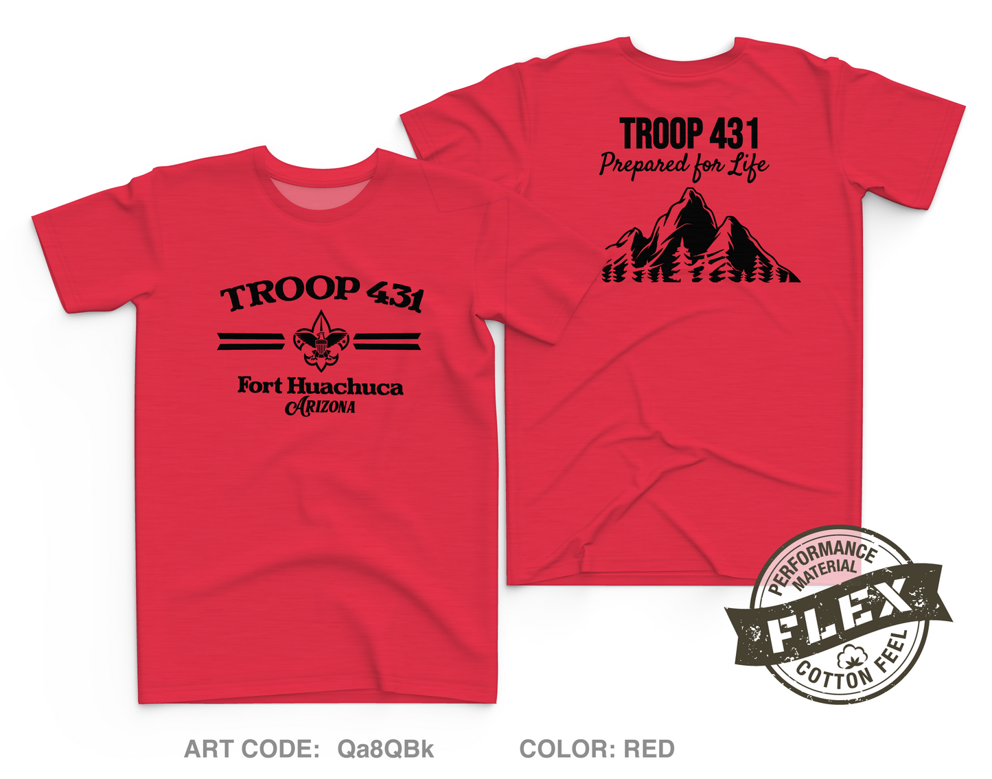 Troop 431 Core Men's SS Flex Performance Tee - Qa8QBk