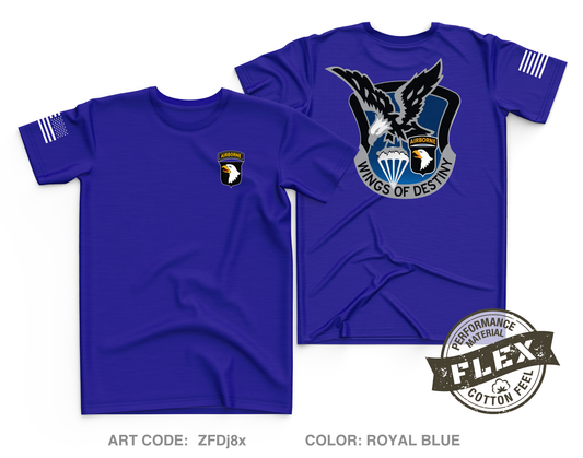 HHC BDE "Hellcats", 101st CAB Core Men's SS Flex Performance Tee - ZFDj8x