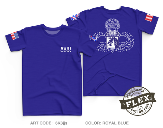 XVIII Airborne Corps OSJA Core Men's SS Flex Performance Tee - 6K3jjs