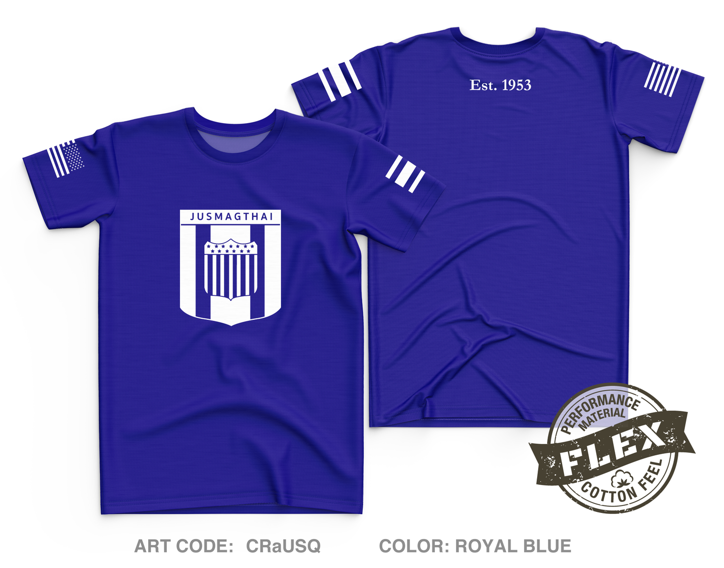 JUSMAGTHAI Core Men's SS Flex Performance Tee - CRaUSQ