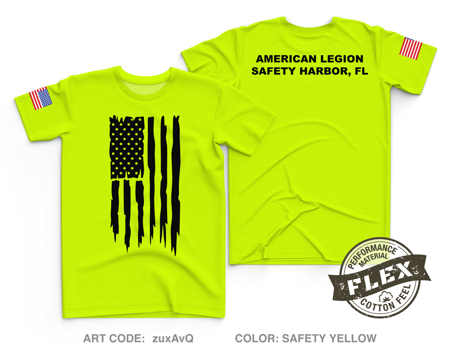 American Legion Post 238 Core Men's SS Flex Performance Tee - zuxAvQ