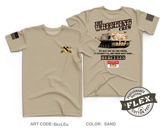 1st Cav Core Men's SS Flex Performance Tee - SkvLEu