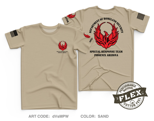 Phoenix Arizona Special Response Team Core Men's SS Flex Performance Tee - dVsMPW