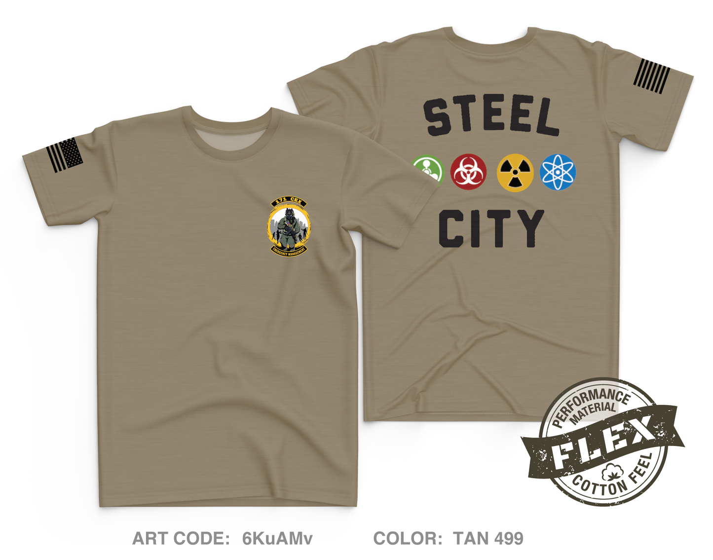 171 CES/CEX Store 1 Core Men's SS Flex Performance Tee - 6KuAMv