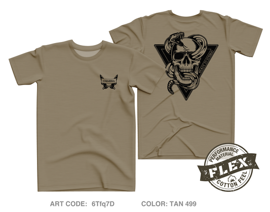 1st Fires, C BTRY, 1-77FAR, 41ST FAB Core Men's SS Flex Performance Tee - 6Tfq7D