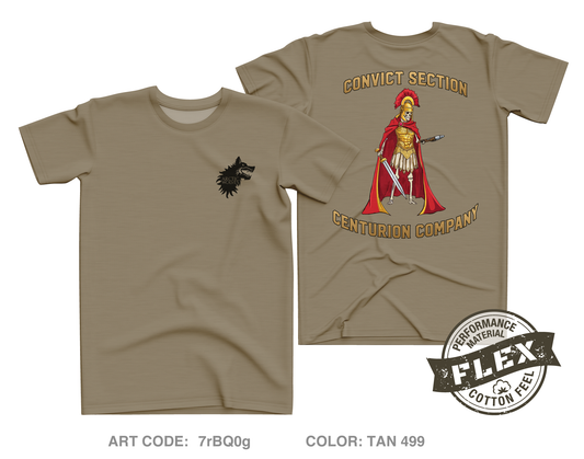 Convict Section Core Men's SS Flex Performance Tee - 7rBQ0g