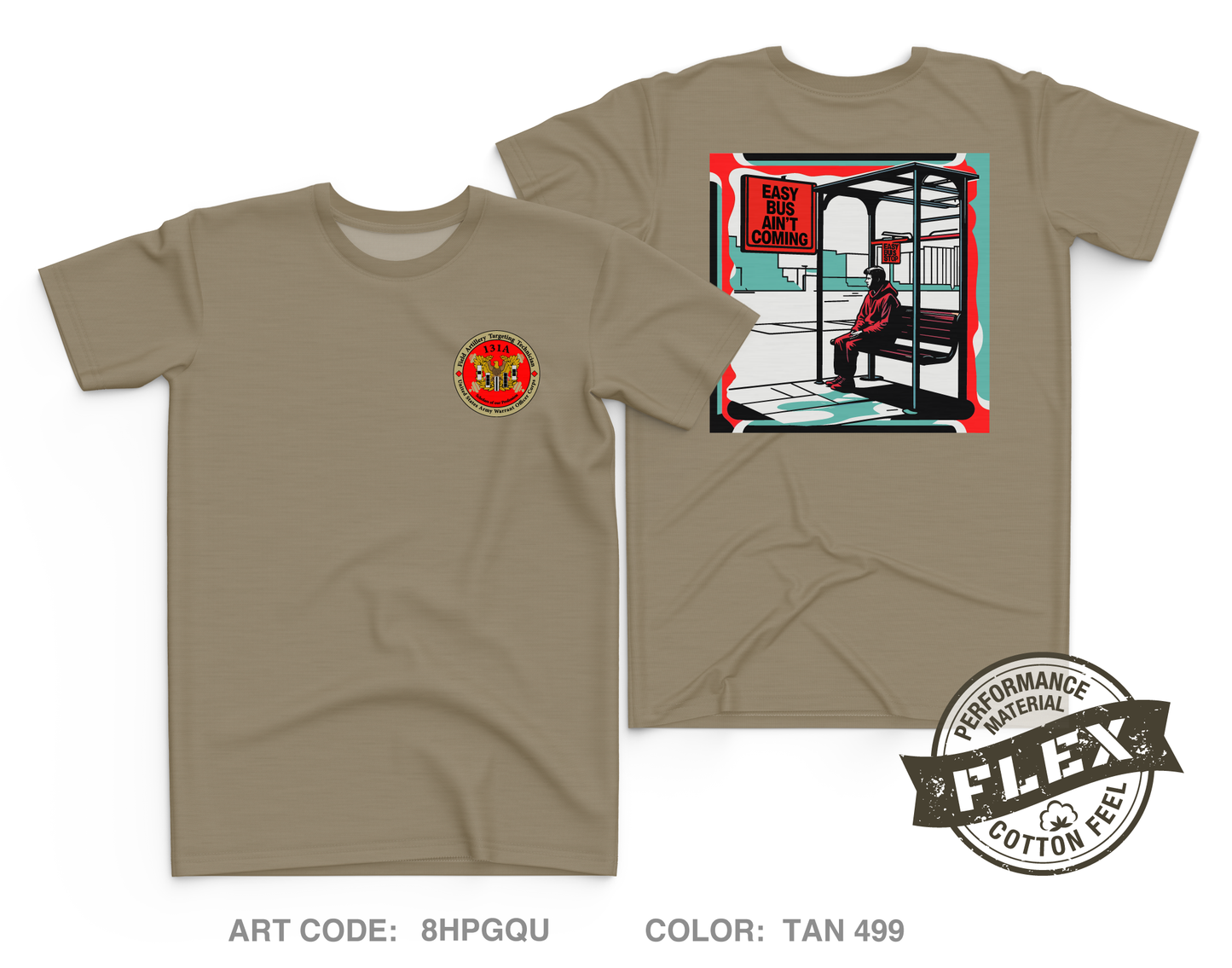 Class 925-25 Field Artillery WOBC Core Men's SS Flex Performance Tee - 8HPGQU