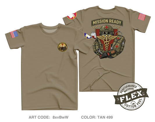 Army Reserve Medical Management Center Core Men's SS Flex Performance Tee - 8xvBwW
