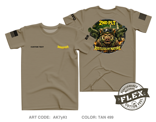 CUSTOM Bravo 1-57 ADAR Core Men's SS Flex Performance Tee - AK7yKt