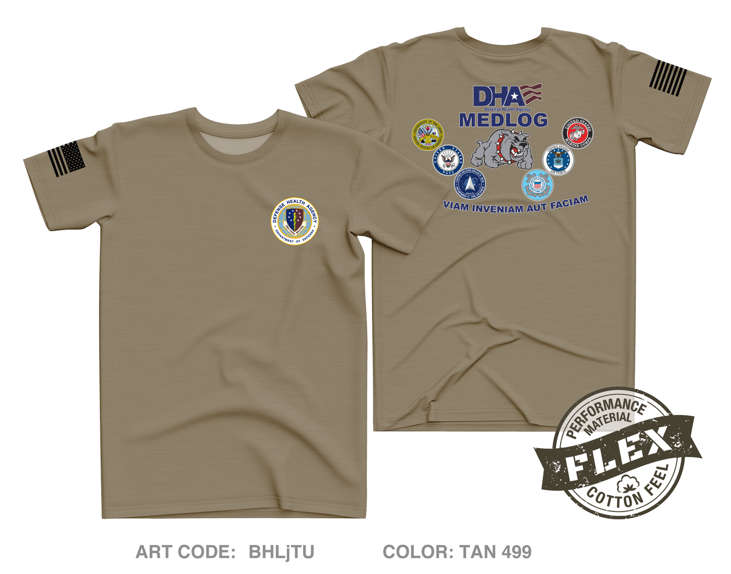 DHA J4 Fundraising Collection Core Men's SS Flex Performance Tee - BHLjTU