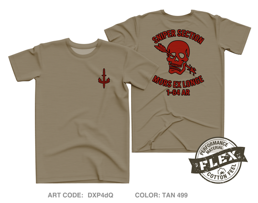 1-64 AR HHC SNIPER SECTION Core Men's SS Flex Performance Tee - DXP4dQ