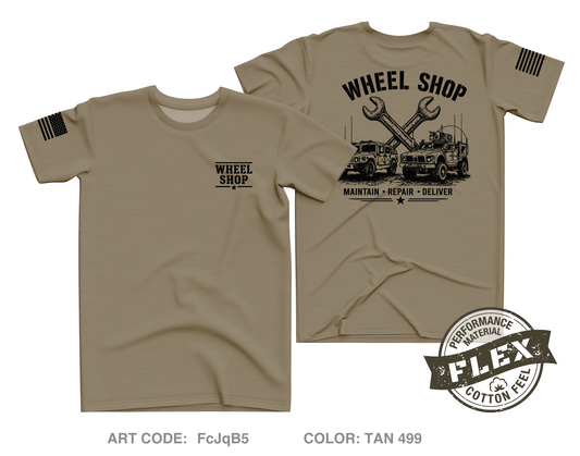 Wheel Shop FMT-W Core Men's SS Flex Performance Tee - FcJqB5