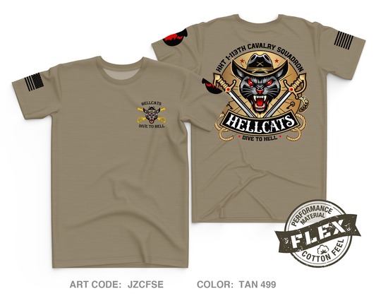 HHT/1-113 CAV Fundraising Collection Core Men's SS Flex Performance Tee - JZCFSE