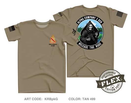 Alpha Company, 2D BSB Core Men's SS Flex Performance Tee - KRBpkG
