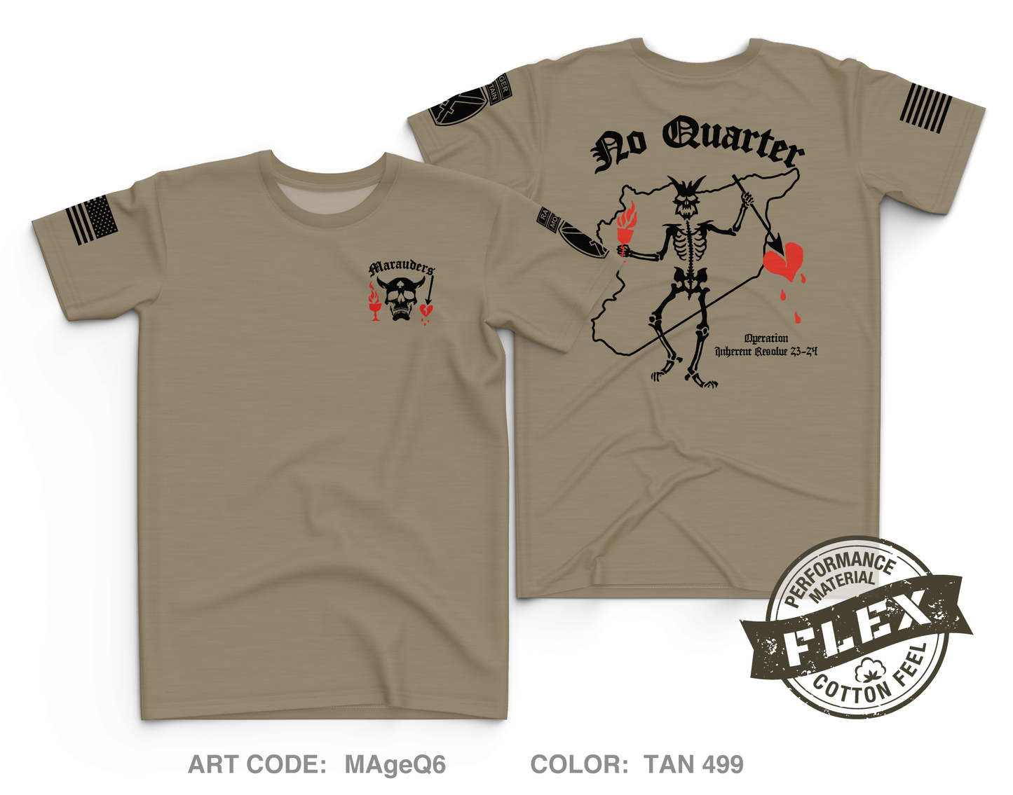 A Co, 2BN 87 Regiment, 10th Mountain Division Core Men's SS Flex Performance Tee - MAgeQ6