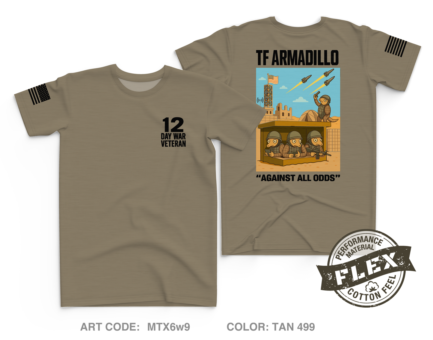 TF ARMADILLO Core Men's SS Flex Performance Tee - MTX6w9