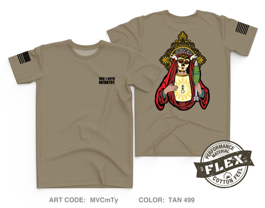 HHC 1-69TH INF Core Men's SS Flex Performance Tee - MVCmTy