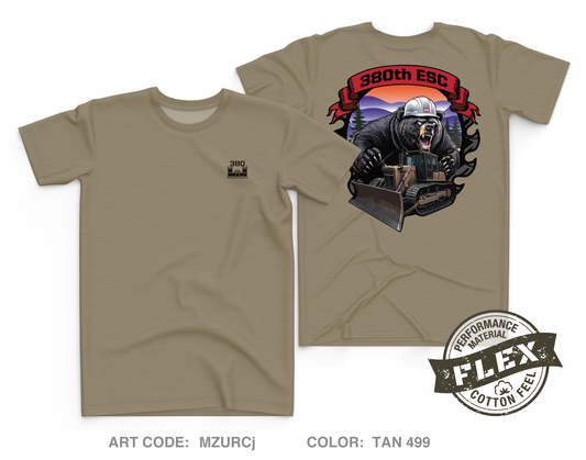 380TH ESC Core Men's SS Flex Performance Tee - MZURCj