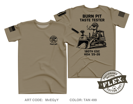 180th ESC Store 2 Core Men's SS Flex Performance Tee - MvEGyY