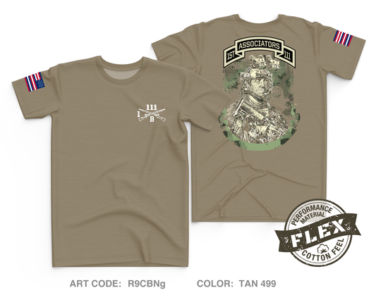 B CO 1-111 Core Men's SS Flex Performance Tee - R9CBNg