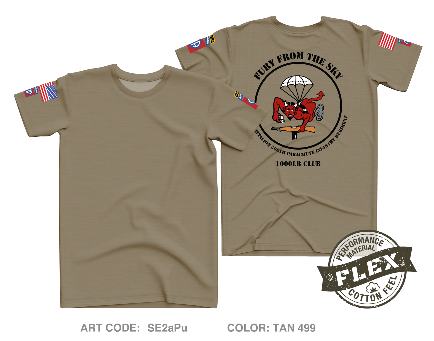 2 Fury Core Men's SS Flex Performance Tee - SE2aPu