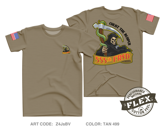 555th FRSD Core Men's SS Flex Performance Tee - Z4JsBV