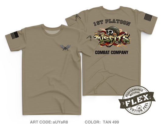C CO 1-8 CAV 2ABCT 1CD Core Men's SS Flex Performance Tee - aUYaR8