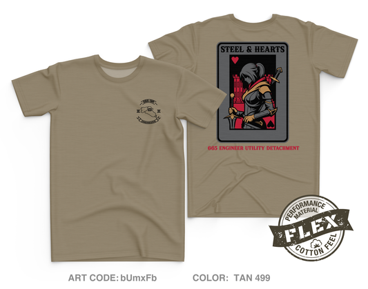 665 EUD Core Men's SS Flex Performance Tee - bUmxFb