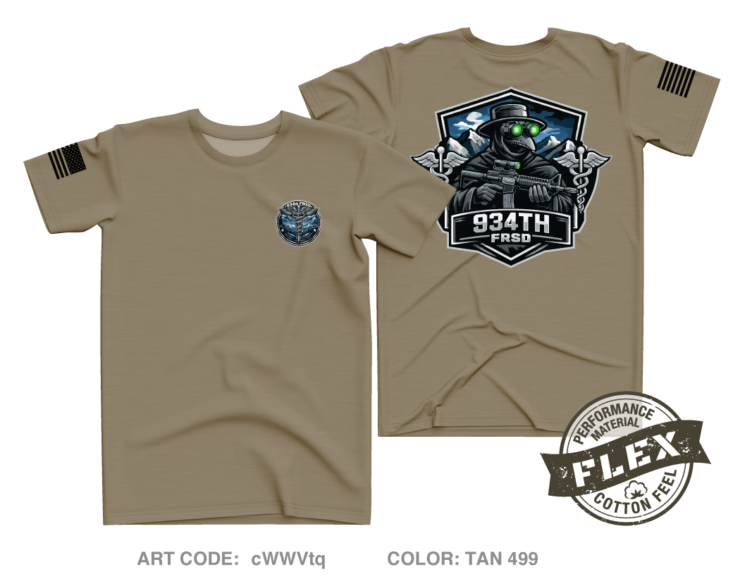 934 FRSD Core Men's SS Flex Performance Tee - cWWVtq