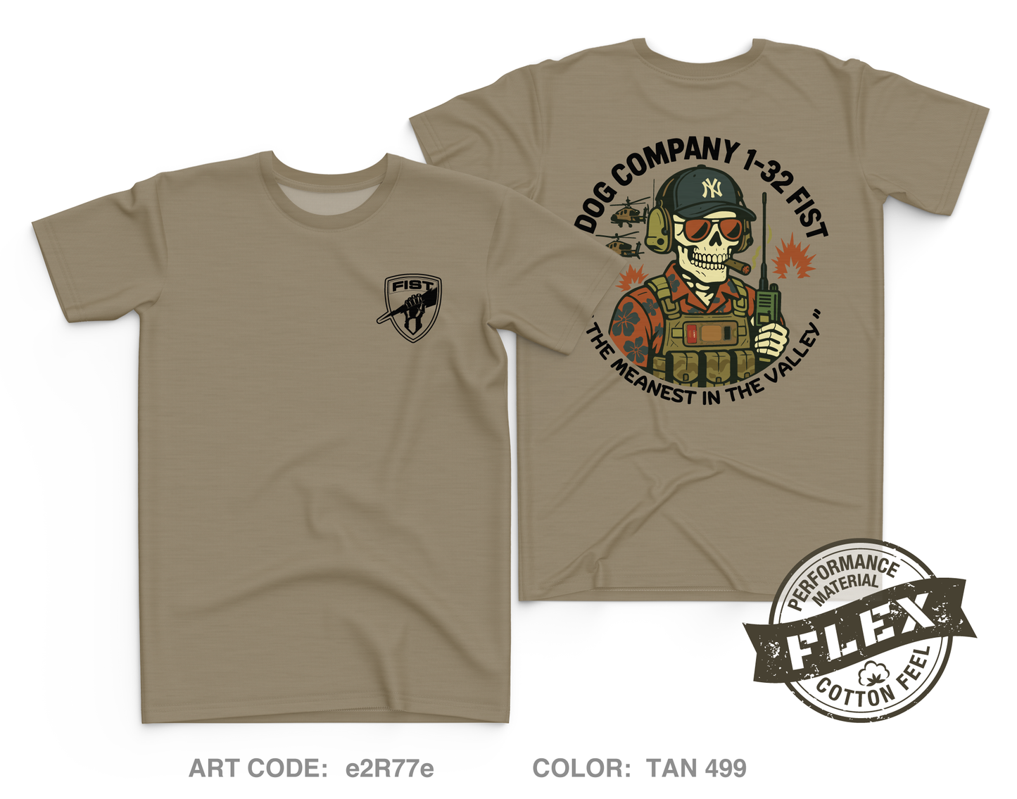 DOG COMPANY FIST Core Men's SS Flex Performance Tee - e2R77e