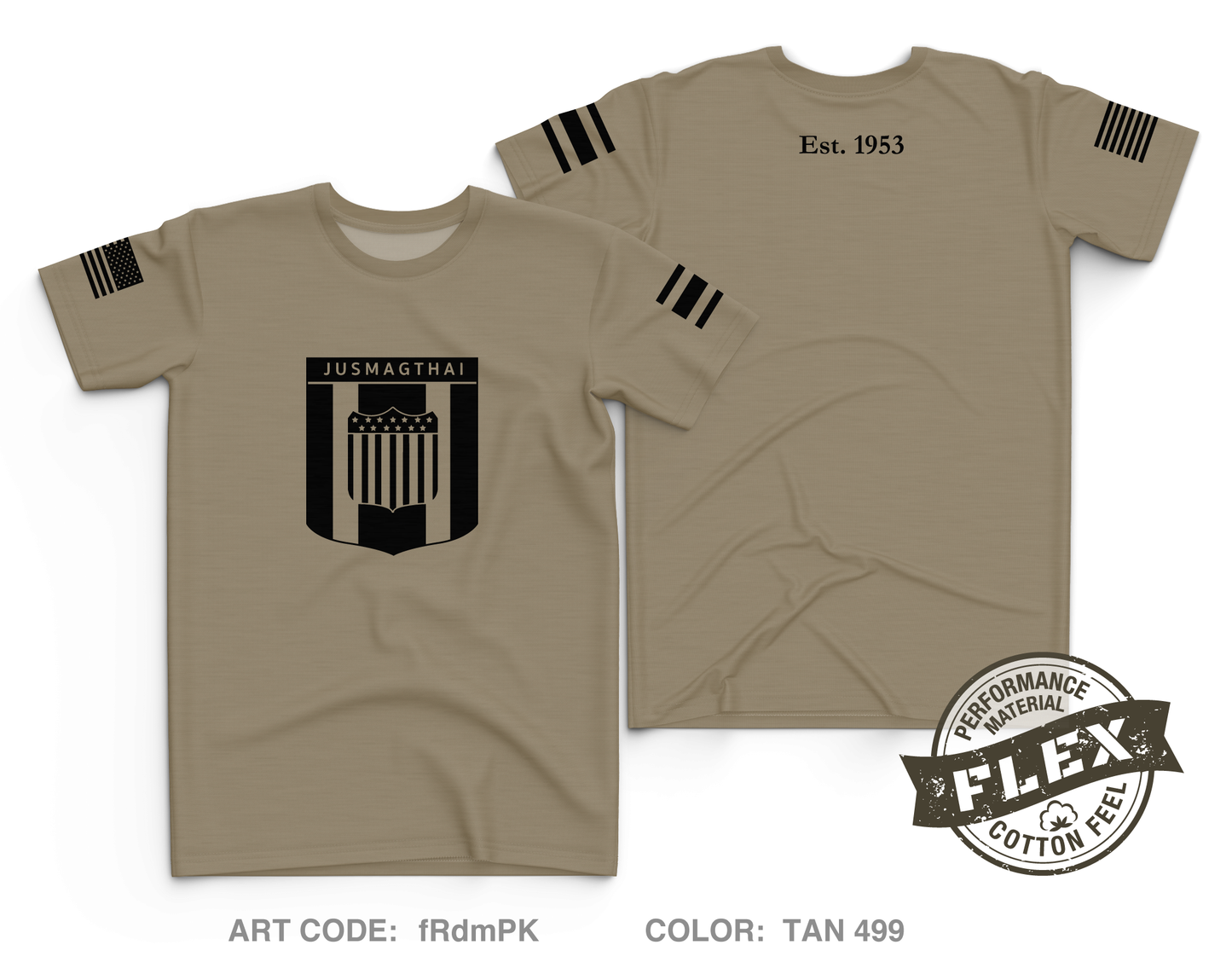 JUSMAGTHAI Core Men's SS Flex Performance Tee - fRdmPK