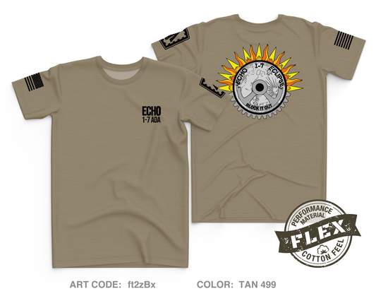 Echo Co, 1-7 ADA Core Men's SS Flex Performance Tee - ft2zBx
