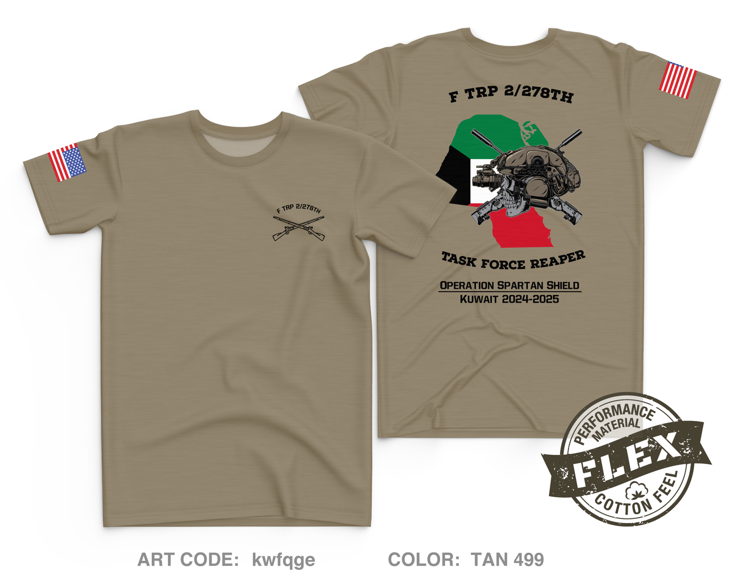 F TRP 2|278Th ACR Core Men's SS Flex Performance Tee - kwfqge