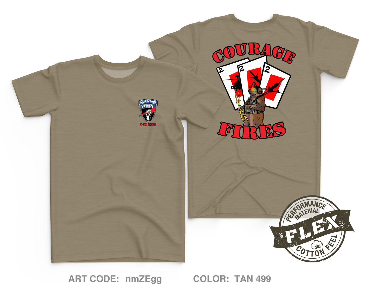 2-22 IN FIST Core Men's SS Flex Performance Tee - nmZEgg