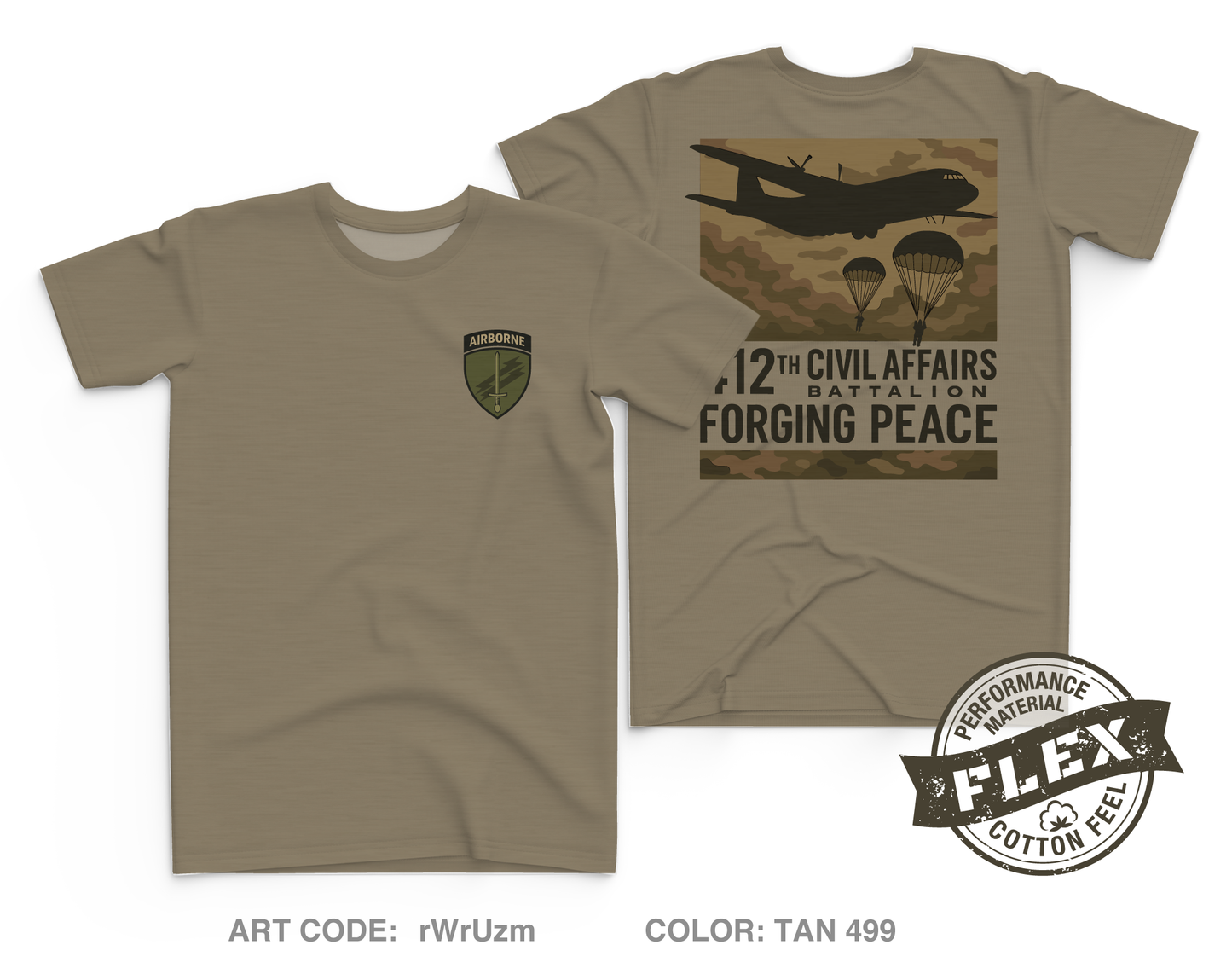 412th Civil Affairs HHC Core Men's SS Flex Performance Tee - rWrUzm